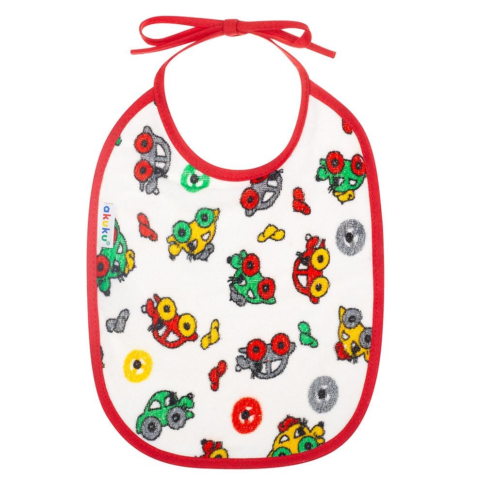 Нагрудник на зав'язках Akuku A1663 Машинки