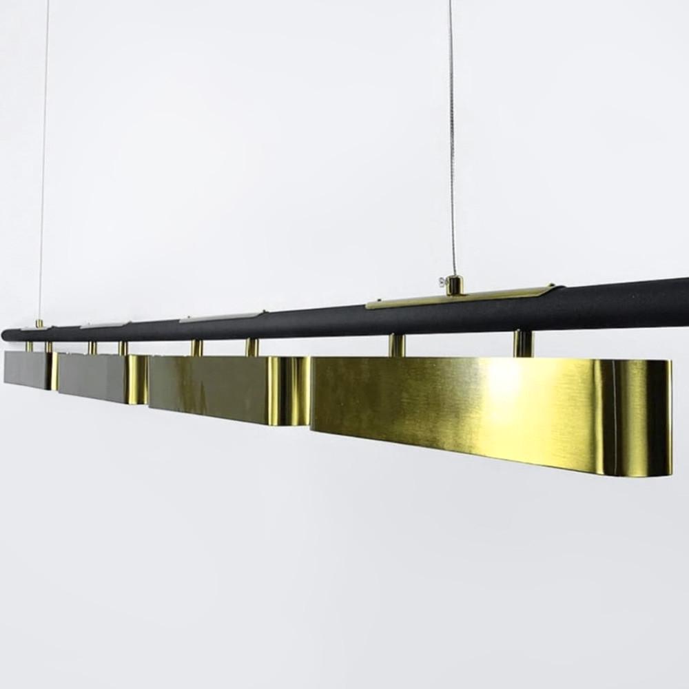 Светильник удлиненный на 4 латунных модуля 180 см (NO6-1800) - фото 2 Светильник удлиненный на 4 латунных модуля 180 см (NO6-1800) - фото 2