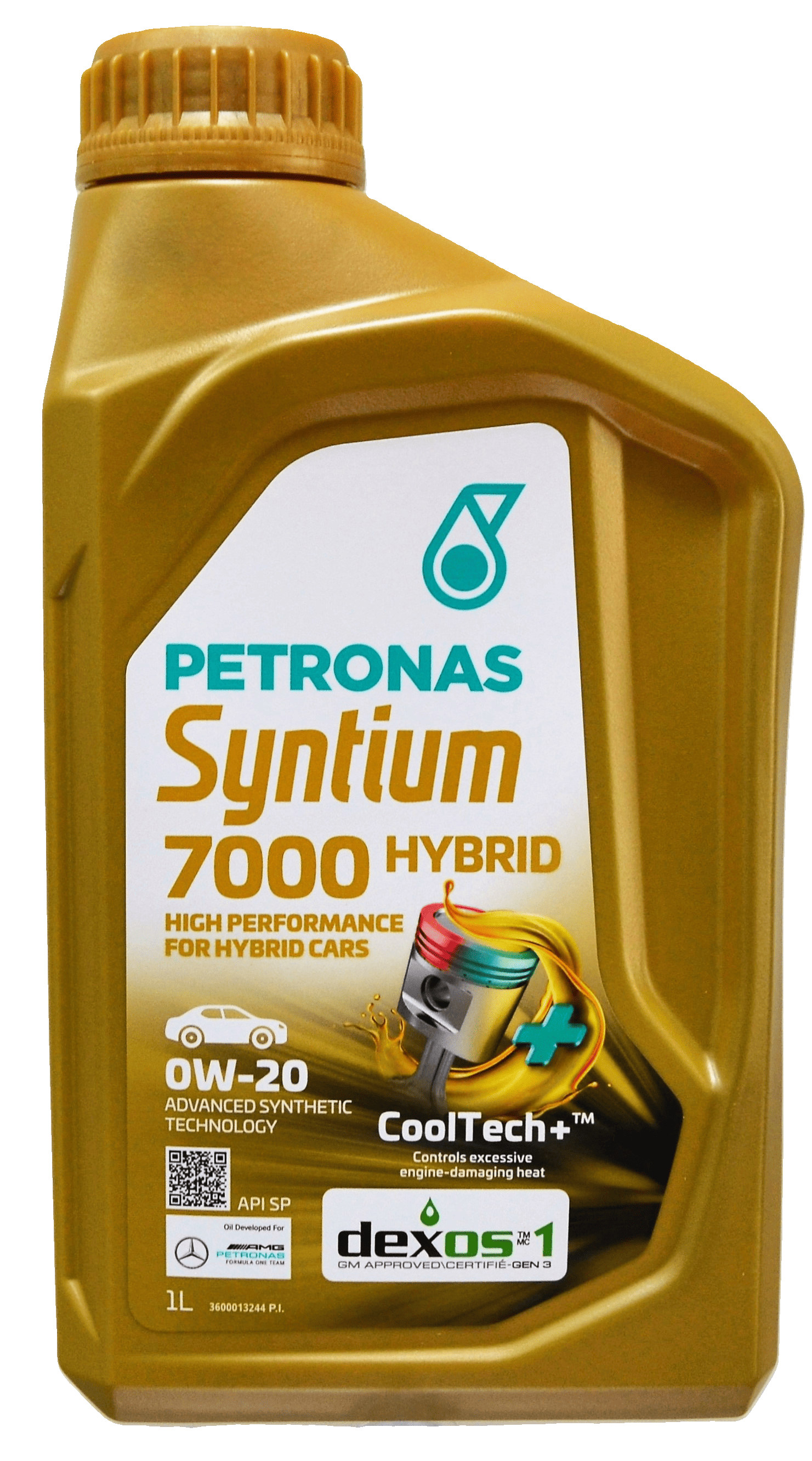 Моторна олива PETRONAS LUBRICANTS Syntium 7000 HYBRID 0W-20 1 л (2422479210) - фото 2
