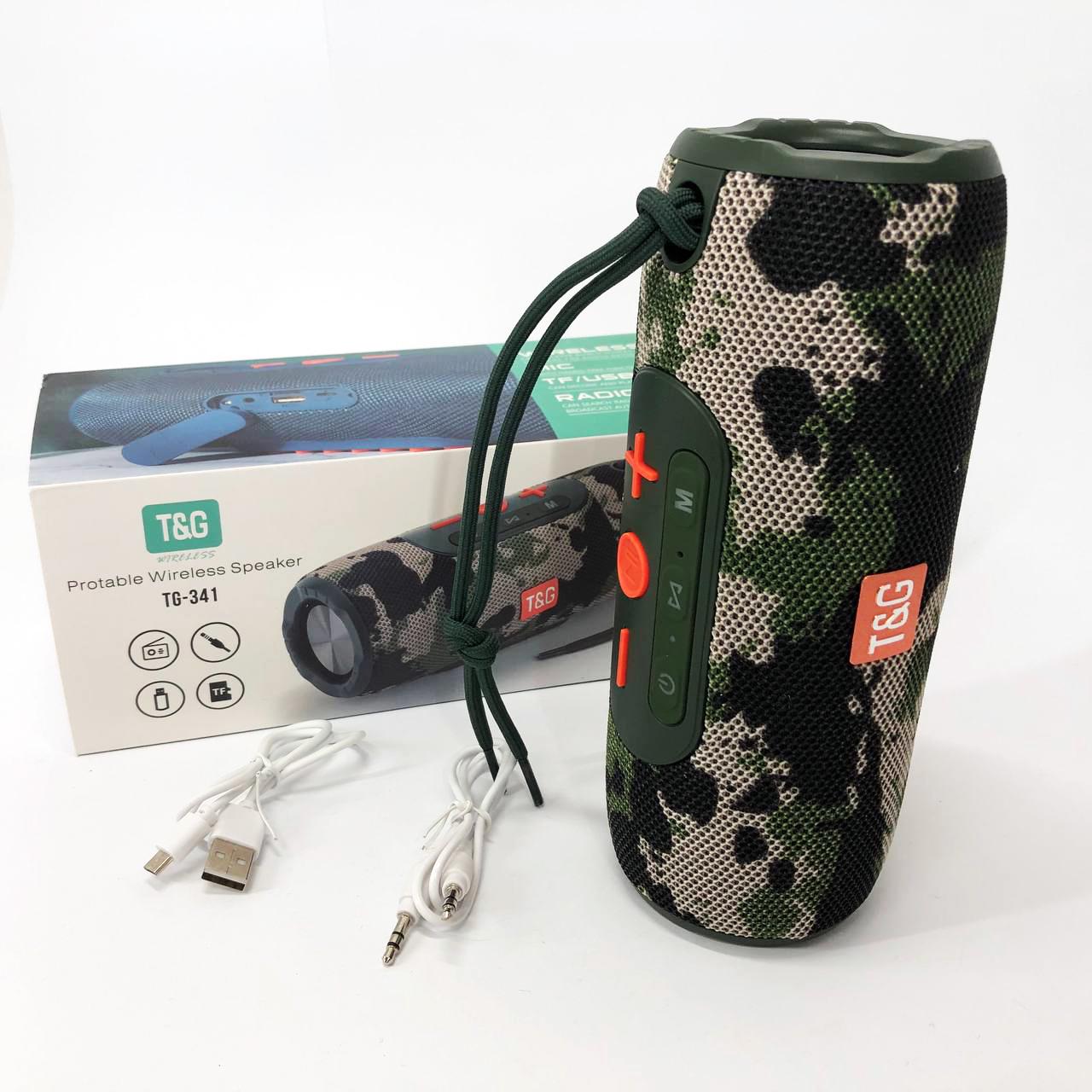 Портативна колонка Bluetooth TG341 Камуфляж (460843) - фото 13 Портативна колонка Bluetooth TG341 Камуфляж (460843) - фото 13