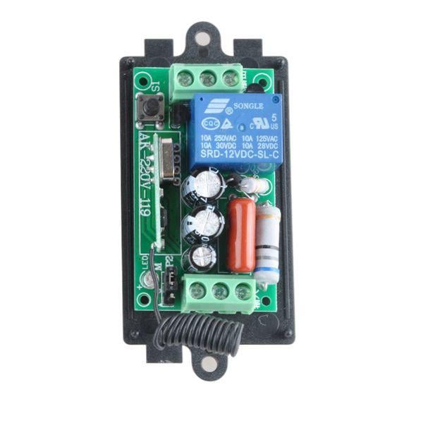 Выключатель мини реле 10А с пультом с обучающей кнопкой 220В - фото 3 Выключатель мини реле 10А с пультом с обучающей кнопкой 220В - фото 3