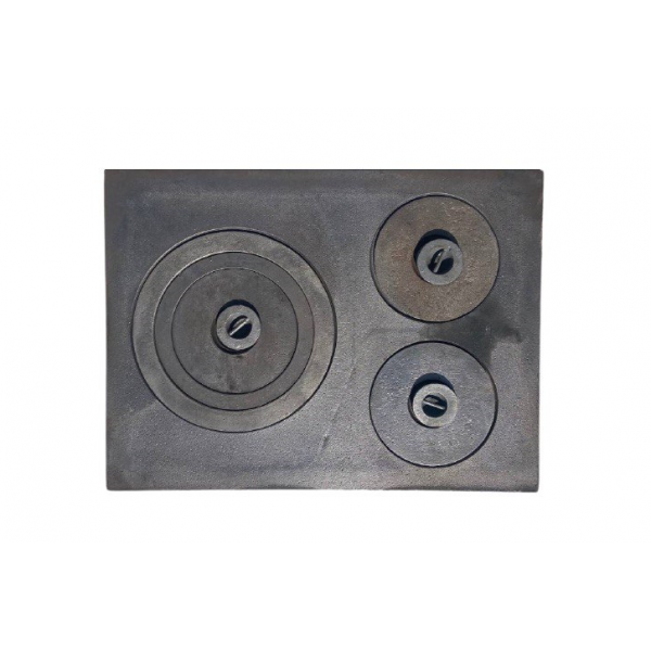 Плита чугунная румынская большая 475х640 мм