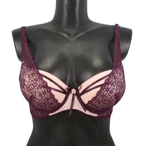 Бюстгальтер push-up Lovely 1362 80В Бордовый/Розовый (1445419266)