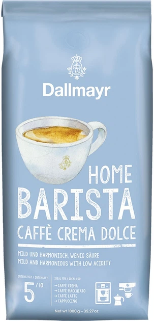 Кофе зерновой Dallmayr Barista caffe crema dolce 1 кг