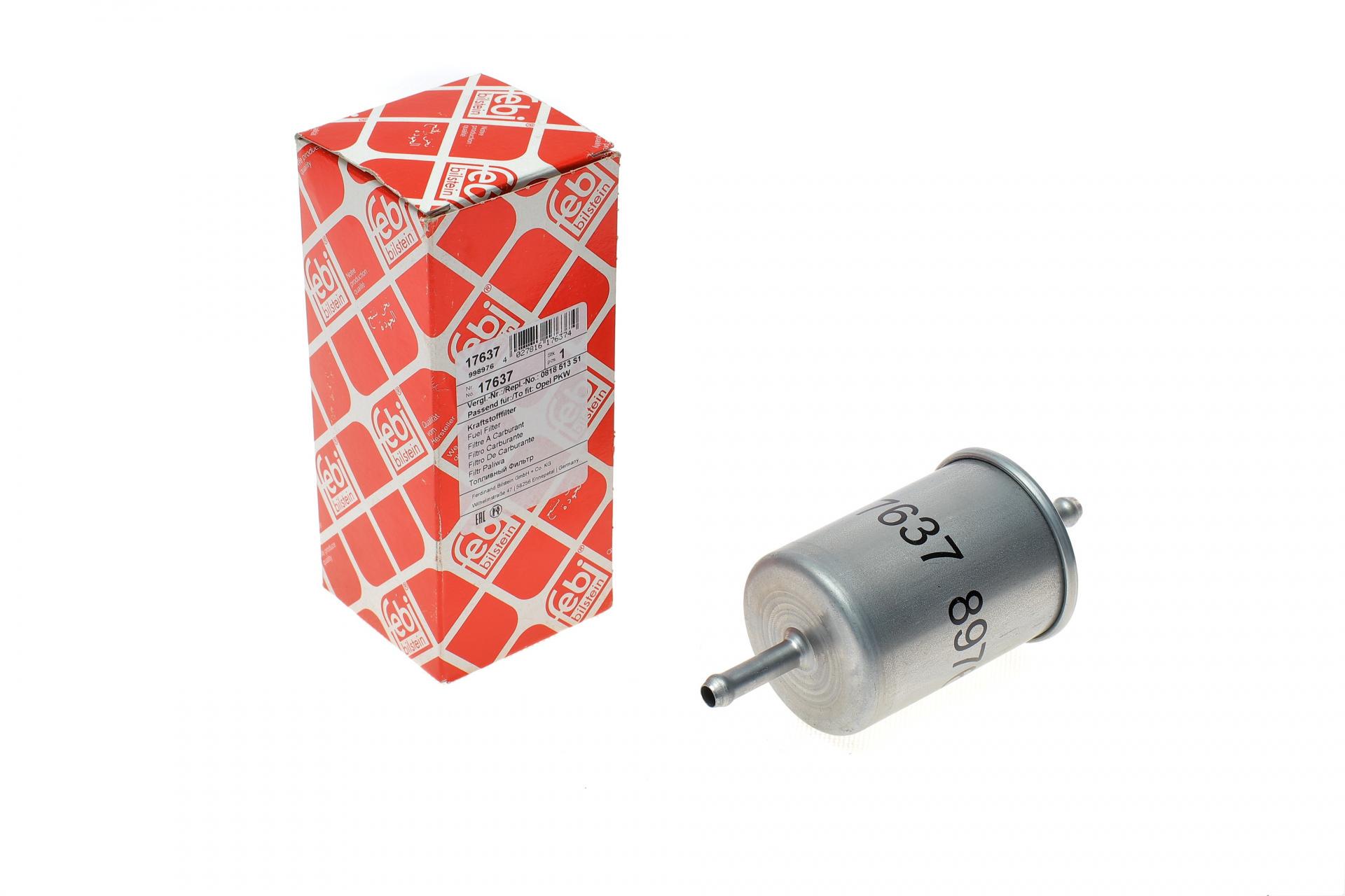 Фильтр топливный FEBI BILSTEIN для Opel Astra F/Corsa/Kadett/Vectra 84-00- (17637)