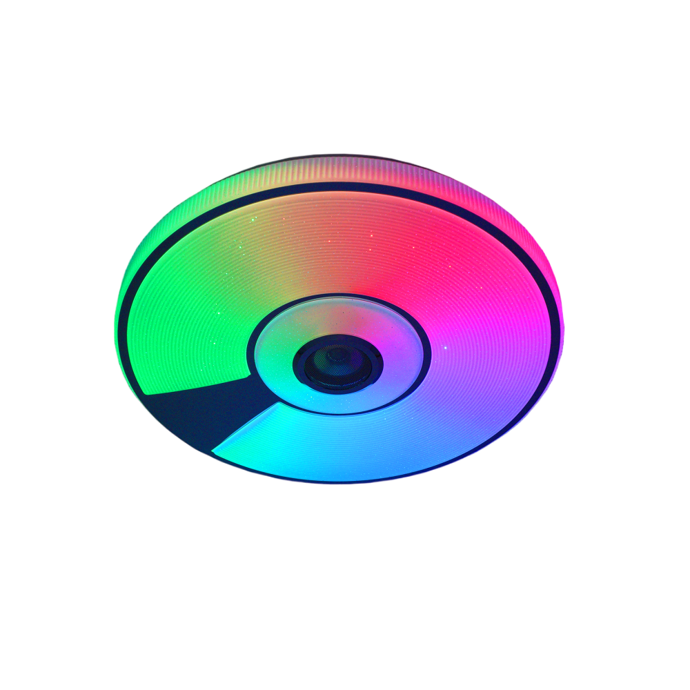 Люстра управляемая музыкальная светодиодная SONG RGB R SMART 60W White/Chrome/Shiny