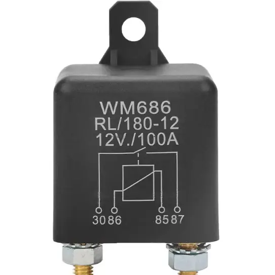 Реле пусковое электромагнитное автомобильное RL/180-12/12 В/100A (WM686)