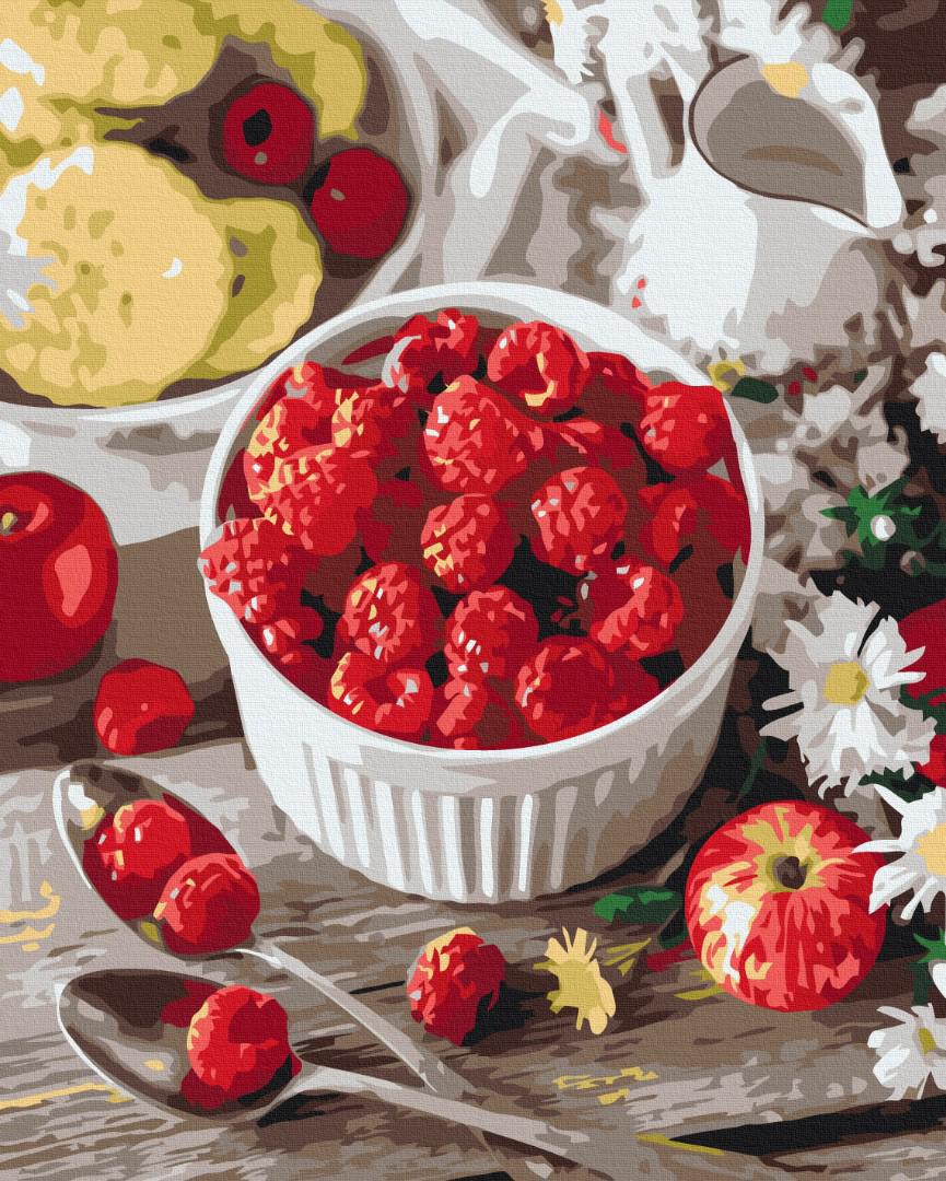 Картина по номерам Brushme Премиум Малиновый перекус 40x50 см (PBS30913) Картина по номерам Brushme Премиум Малиновый перекус 40x50 см (PBS30913)