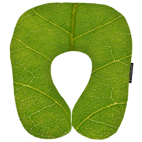 Дорожная подушка Зеленый листик 32x30 см (DOP_16J092)