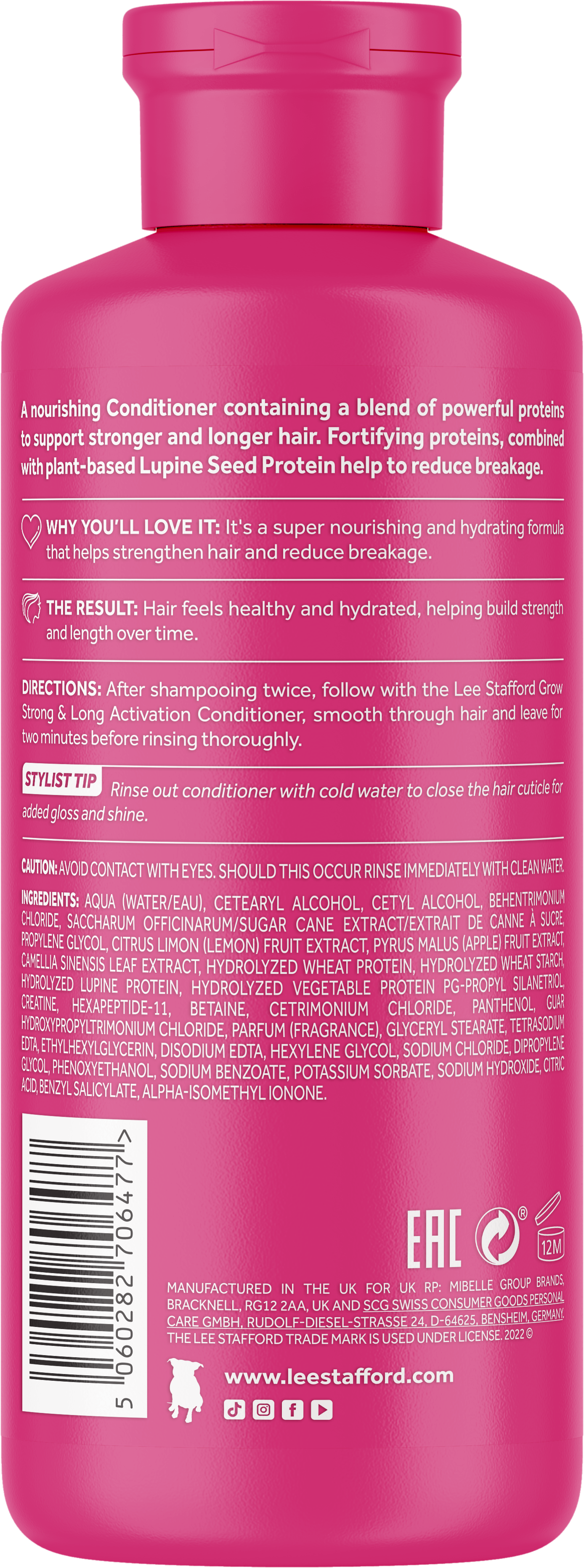 Кондиціонер-активатор росту волосся Grow Strong & Long Activation Conditioner 250 мл (LS6477) - фото 2