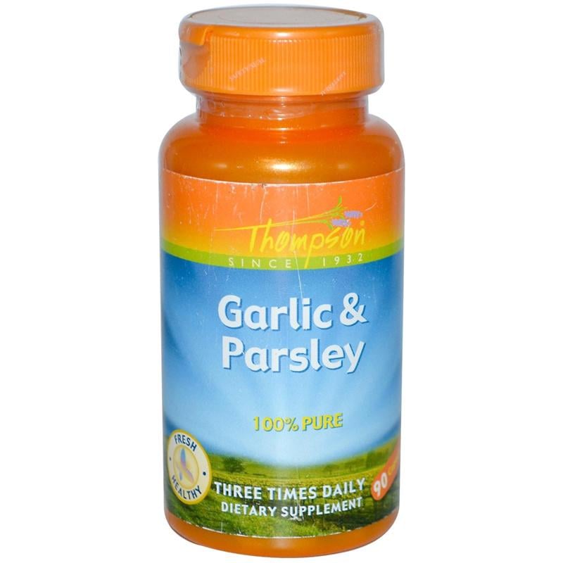 Чеснок и петрушка Parsley Thompson Garlic 90 Capsules