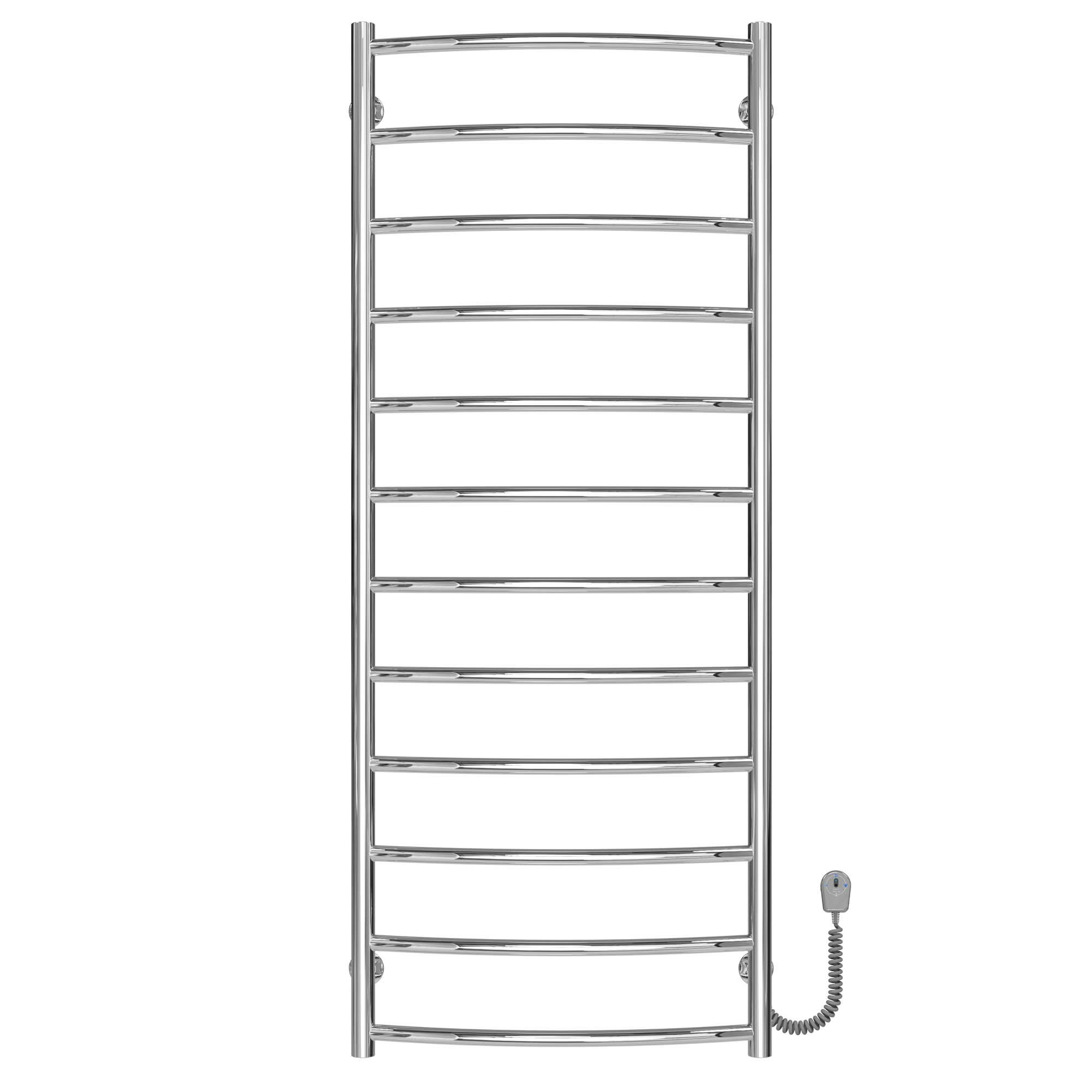 Полотенцесушитель электрический Deffi Классик П12 EF16 правое подключение нержавеющая сталь 500x1300 мм Хром (C.DK.130.50.12.ECR5)