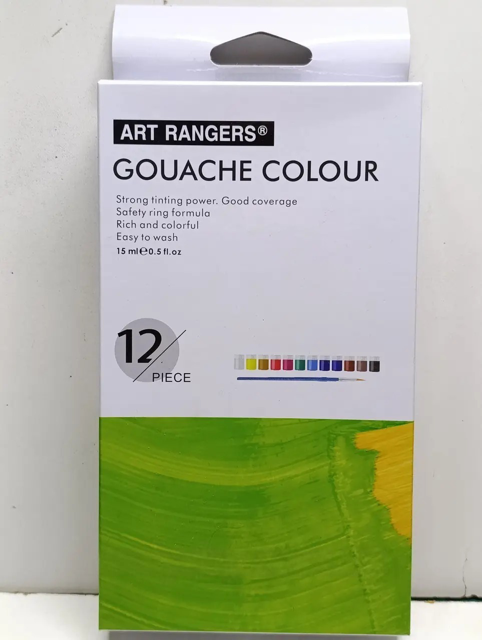 Гуашь художественная в баночках с кистью 12 цветов по 15 мл (37-122189) - фото 8