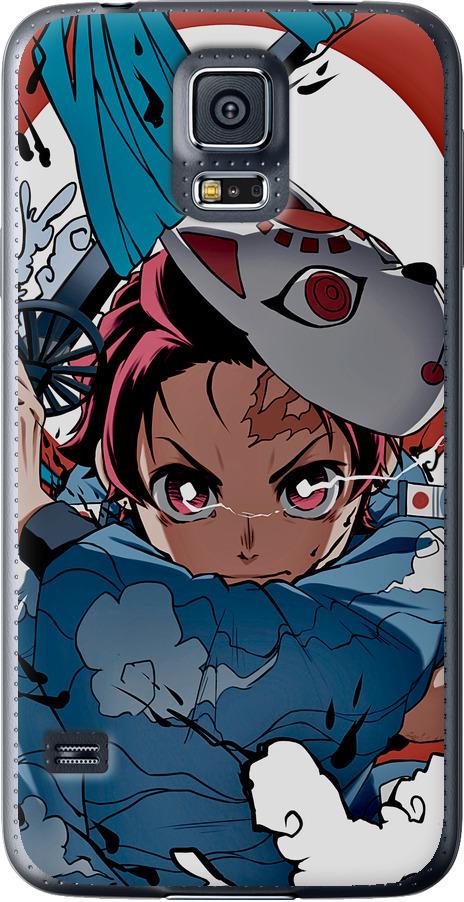 Чехол на Samsung Galaxy S5 Duos SM G900FD Танджиро Камадо (5574u-62-42517)