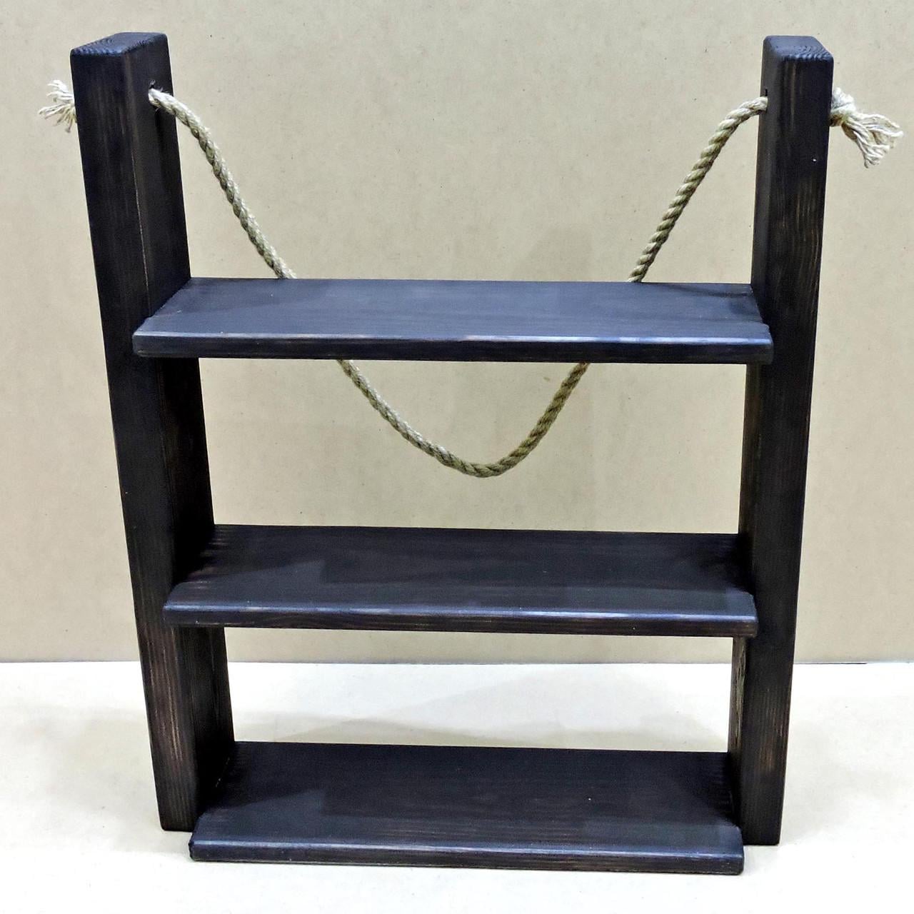 Полка для ванной из дерева Дрезден Венге (ВНП/000612)