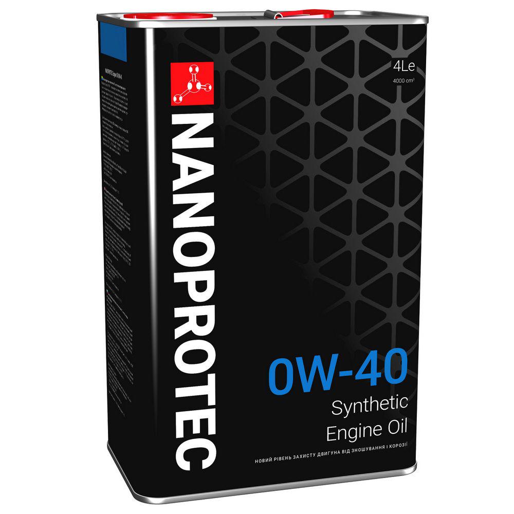 Моторное масло Nanoprotec Engine Oil 0W-40 4 л - фото 1