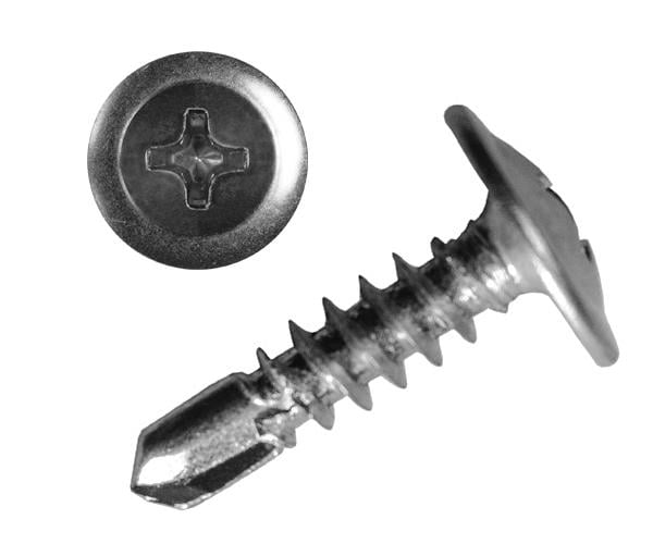 Саморезпо металлу с прессшайбой с буром MaxPro Цинк PH2 4,2x32 мм 500 шт. (10L-T4232) - фото 2 Саморезпо металлу с прессшайбой с буром MaxPro Цинк PH2 4,2x32 мм 500 шт. (10L-T4232) - фото 2