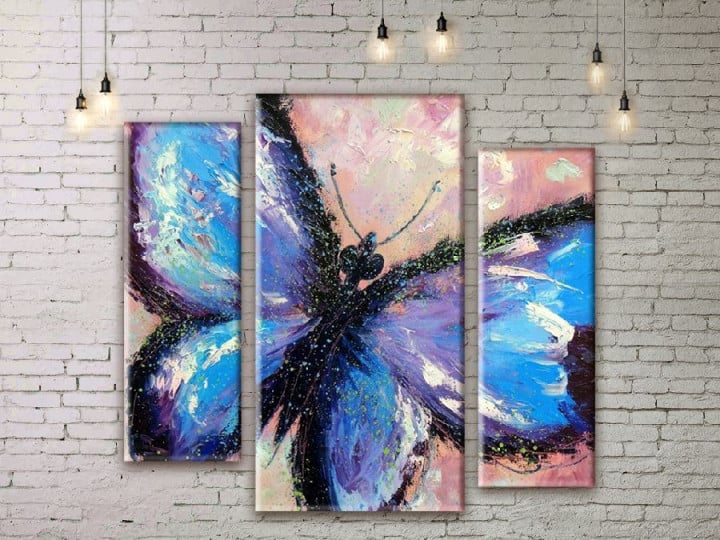 Картина модульная 3 части ArtStar Бабочка 80х110 см ADA0062_2