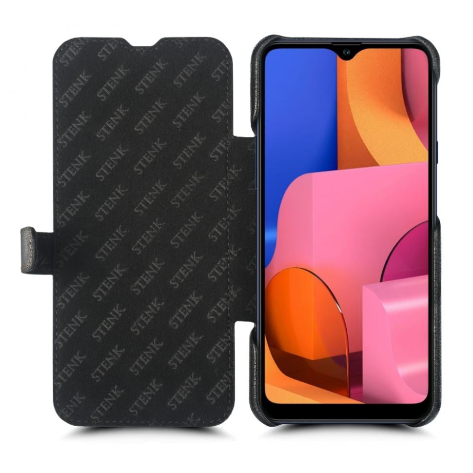 Чехол книжка Stenk Premium для Samsung Galaxy A20s Черный (68562)