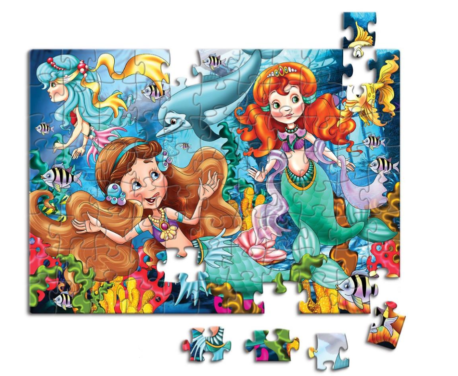 Пазли дитячі Русалочка 88 ел. (83415)