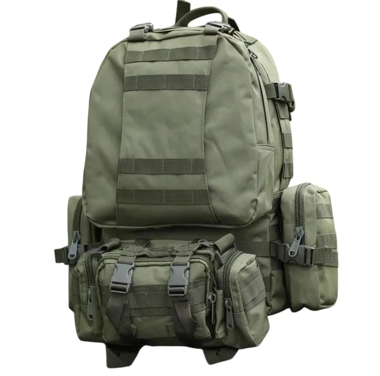 Рюкзак Molle Assault 55 L+ 3 органайзера Олива (23644178)