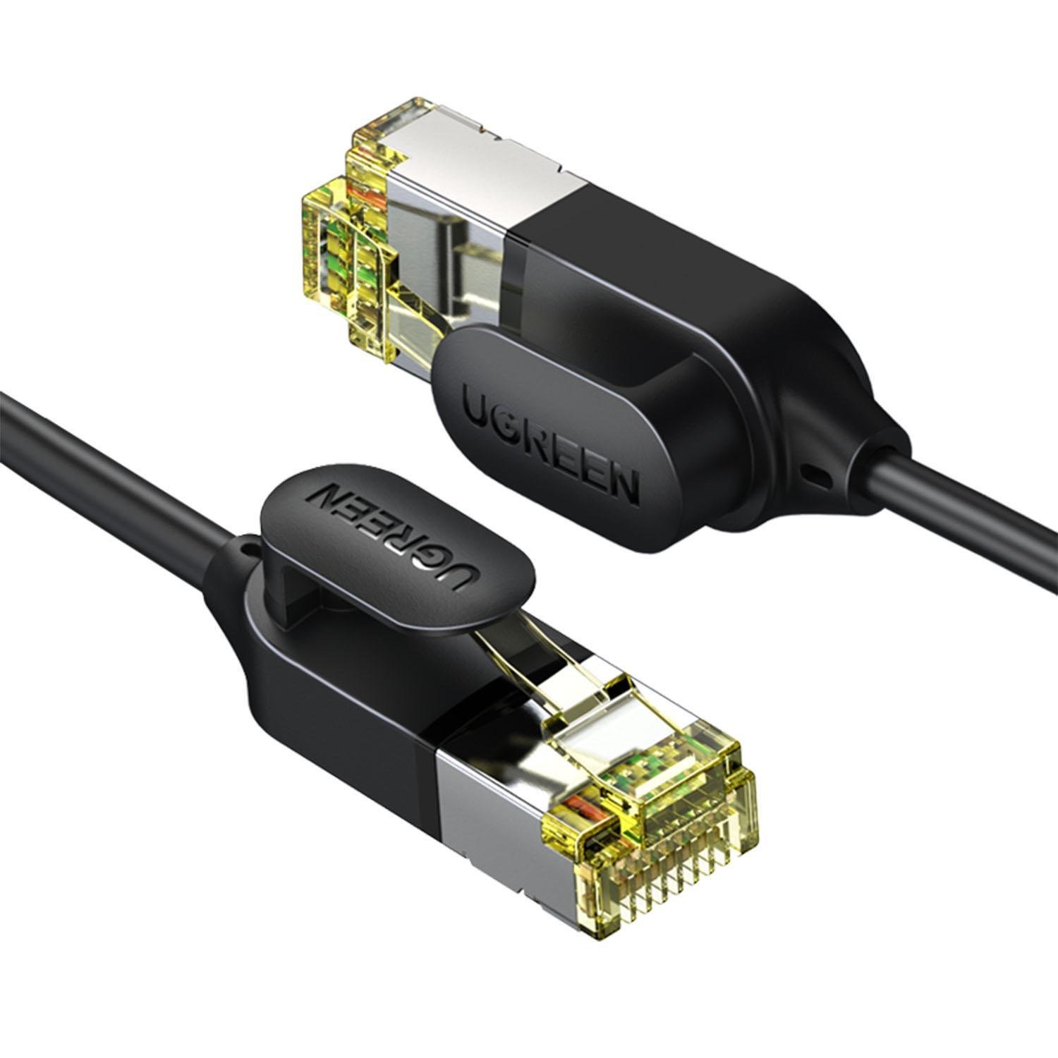 Кабель Ethernet UGREEN NW149 Cat 7 10 Гбит/с 2 м Черный (80417)