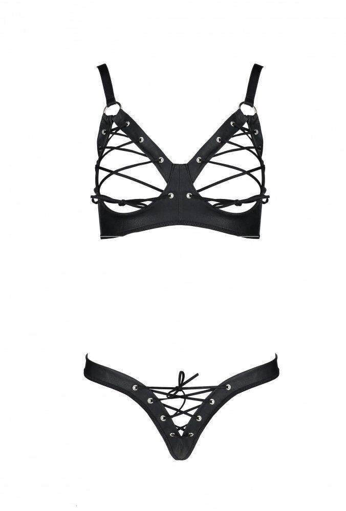 Набор белья Passion Celine Bikini S/M Black - фото 1