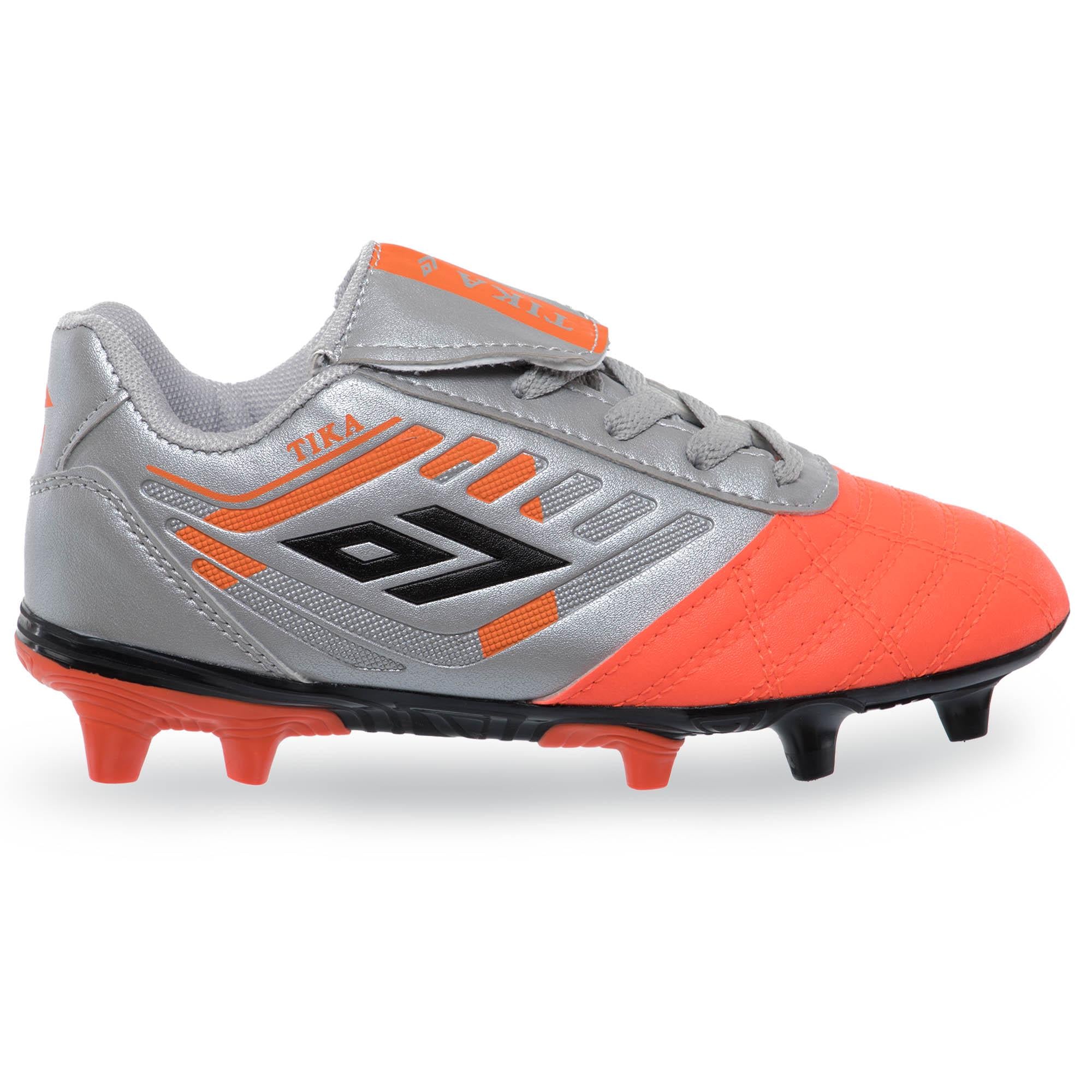 Бутсы футбольные детские TIKA 2004-31-36 р. 35 Оранжевый/Серый (DR011999)