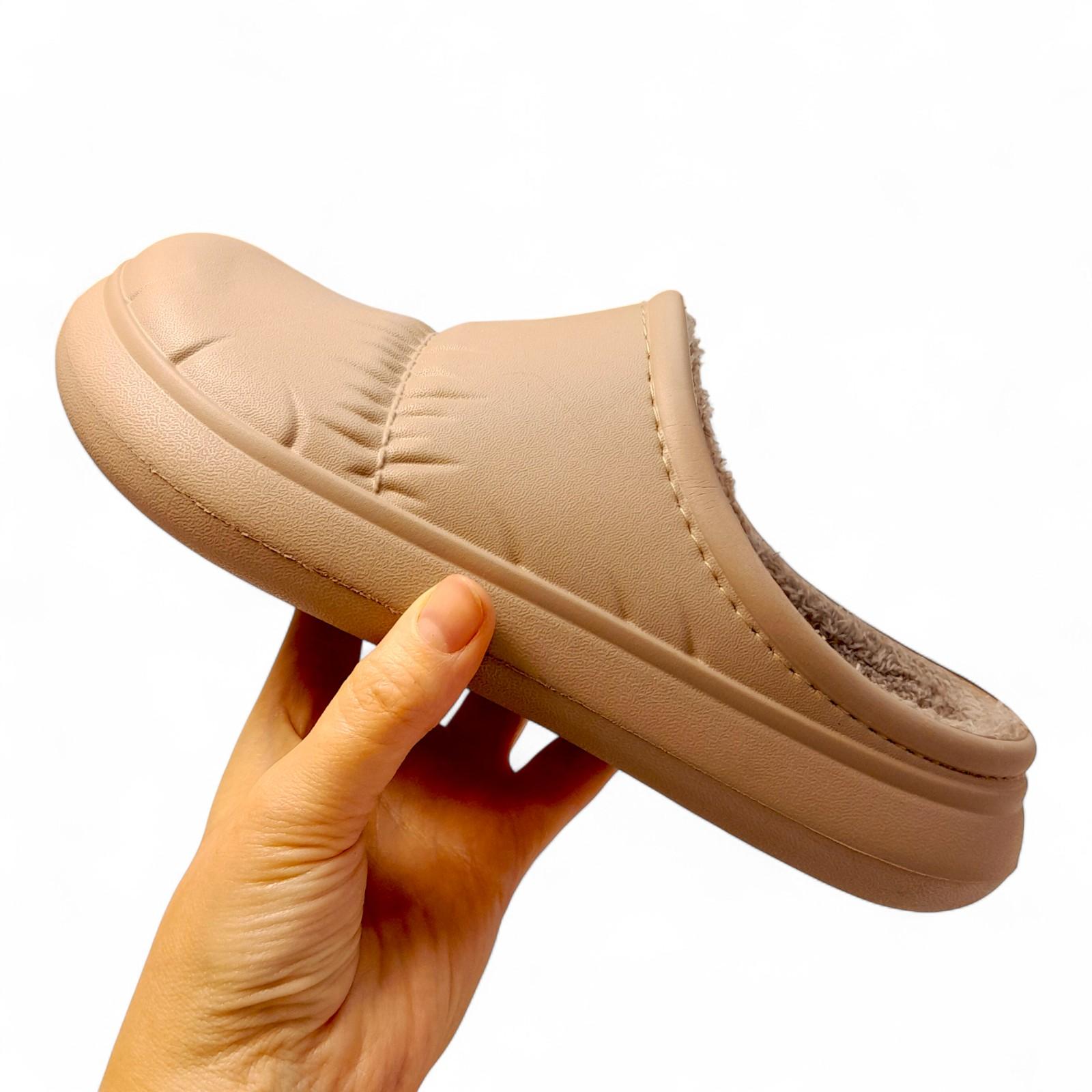 Сабо женские утепленные Krok р. 36 23 см Бежевый (2798462290) - фото 5 Сабо женские утепленные Krok р. 36 23 см Бежевый (2798462290) - фото 5