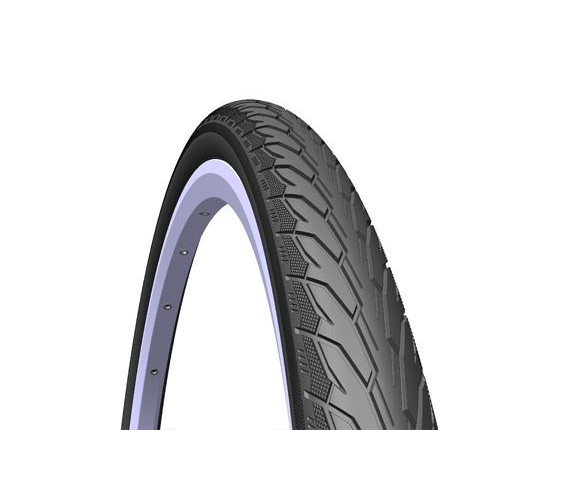 Покрышка велосипедная RUBENA Classic FLASH V66 700x28C/28-622 Черный (TIR-85-03)