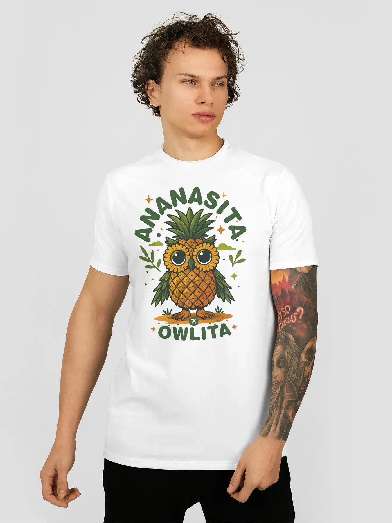 Футболка мужская "Ananasita Owlita" 3XL Белый (27181767) Футболка мужская "Ananasita Owlita" 3XL Белый (27181767)