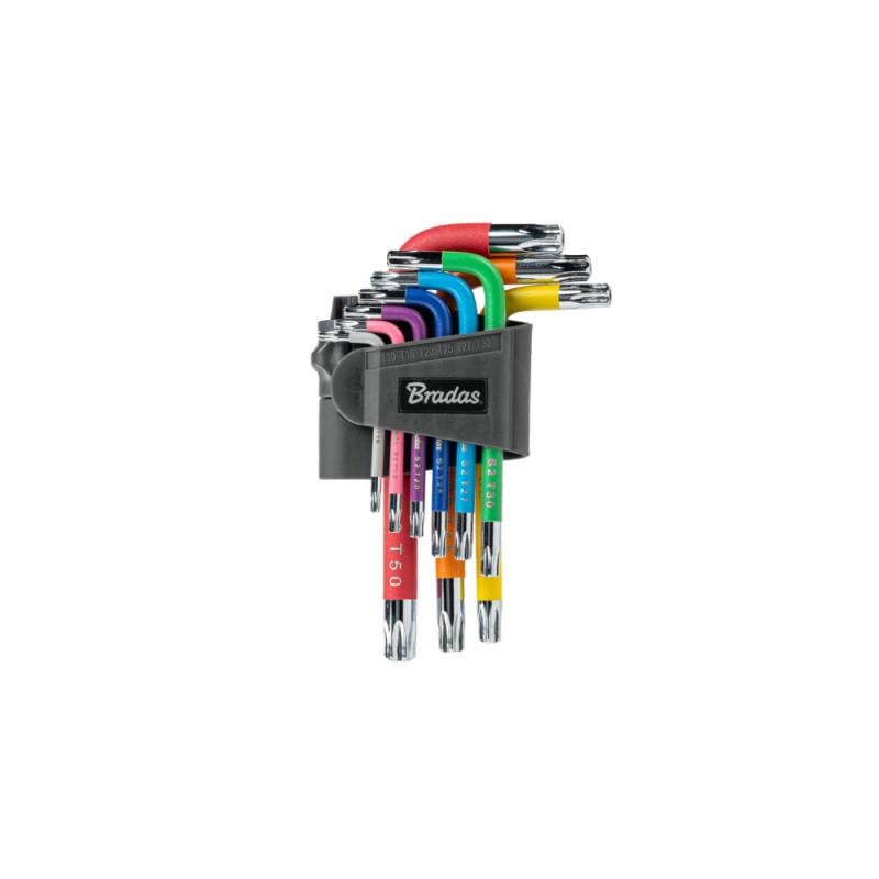 Набор ключей Bradas TORX TX 10-50 9 шт. короткие (DIY-HKT42-SH/B) Набор ключей Bradas TORX TX 10-50 9 шт. короткие (DIY-HKT42-SH/B)