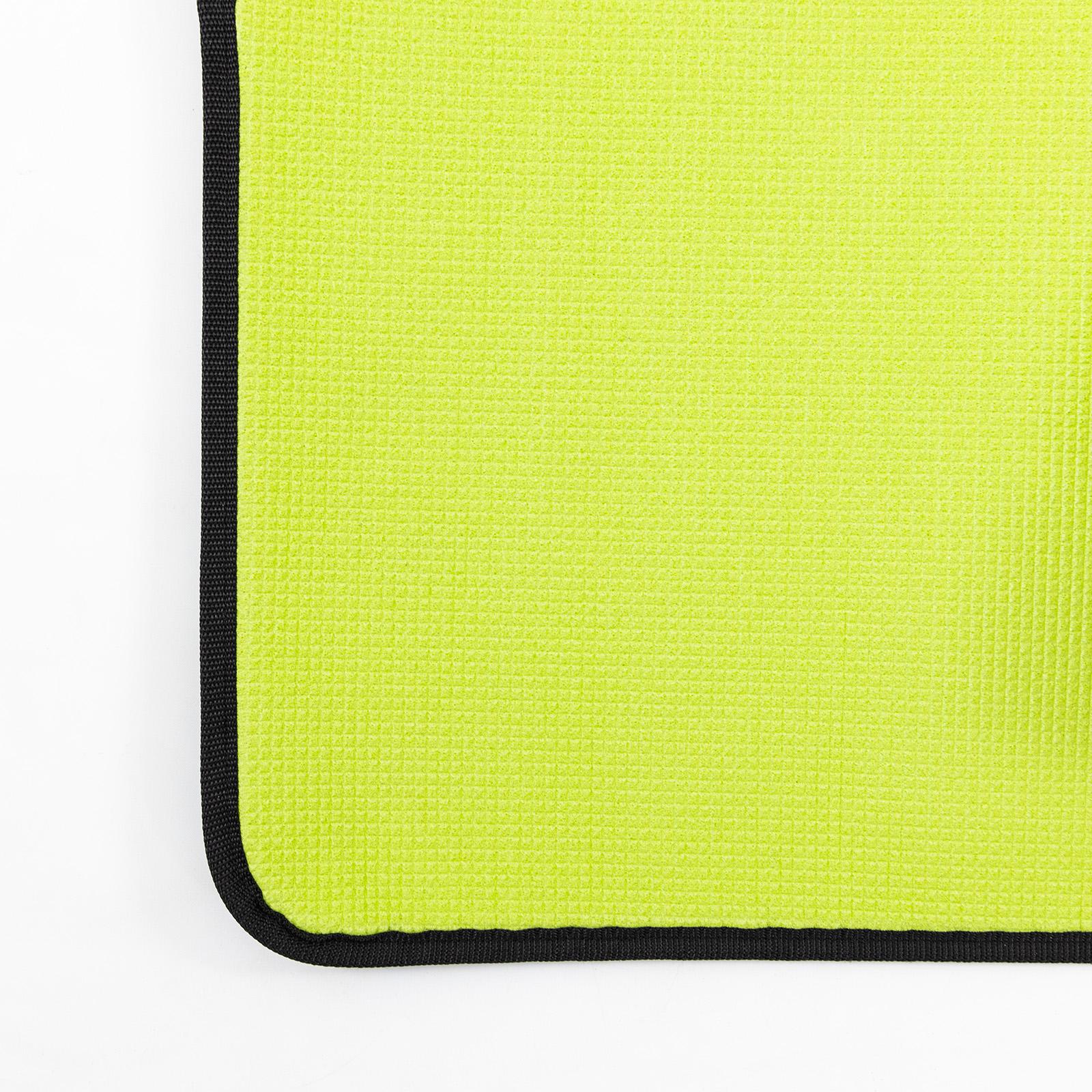 Килимок для йоги та фітнесу EVA Osport Yoga Pro/8 мм Чорно-салатовий (OF-0275) - фото 7