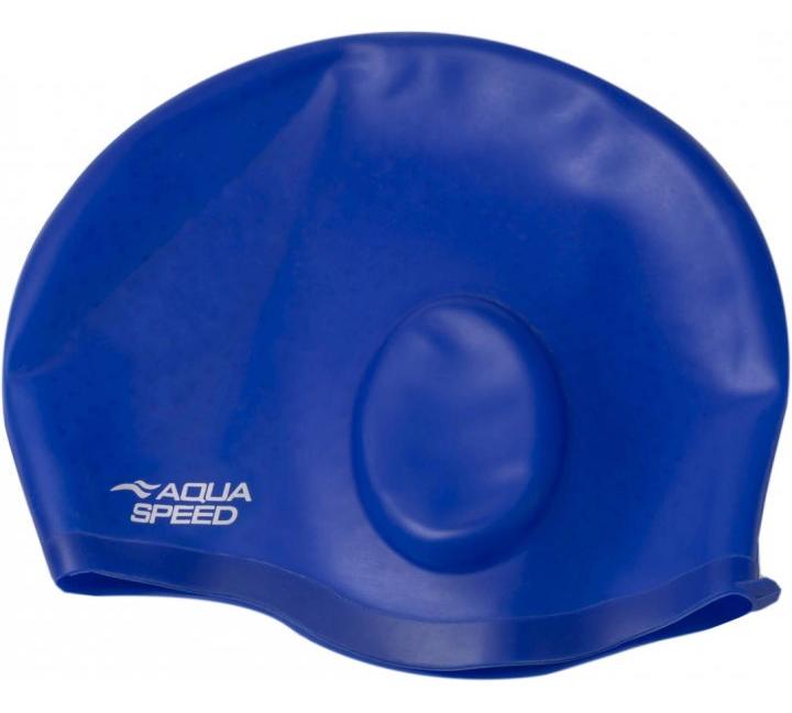Шапочка для плавания Aqua Speed EAR CAP Comfortі OSFM силикон Синий (6936116102255)