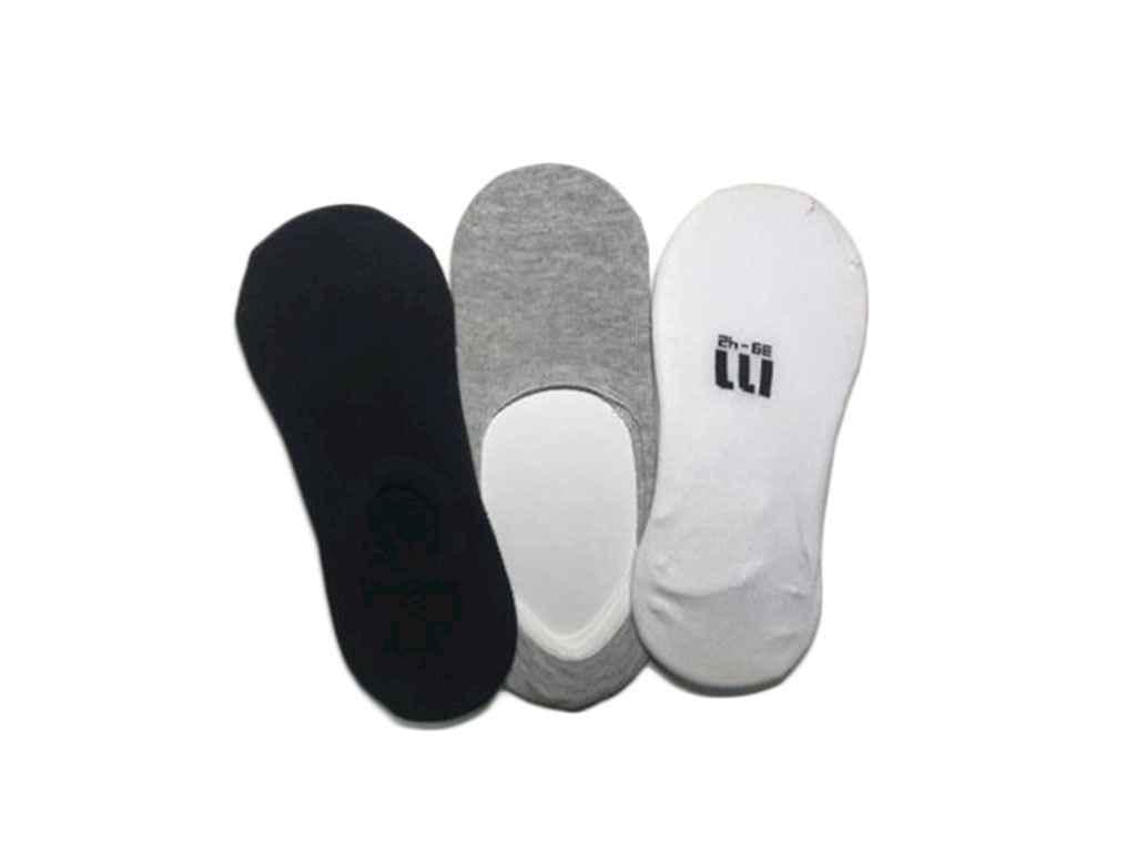 Шкарпетки-сліди чоловічі MINORA з сіліконом 3 пари р. 43-46 Різнокольоровий (926408)