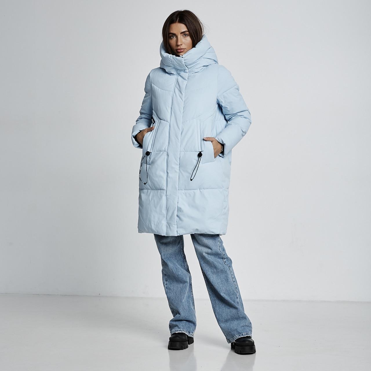 Пуховик зимний Oversize 90 см Fodarlloy M Голубой Пуховик зимний Oversize 90 см Fodarlloy M Голубой
