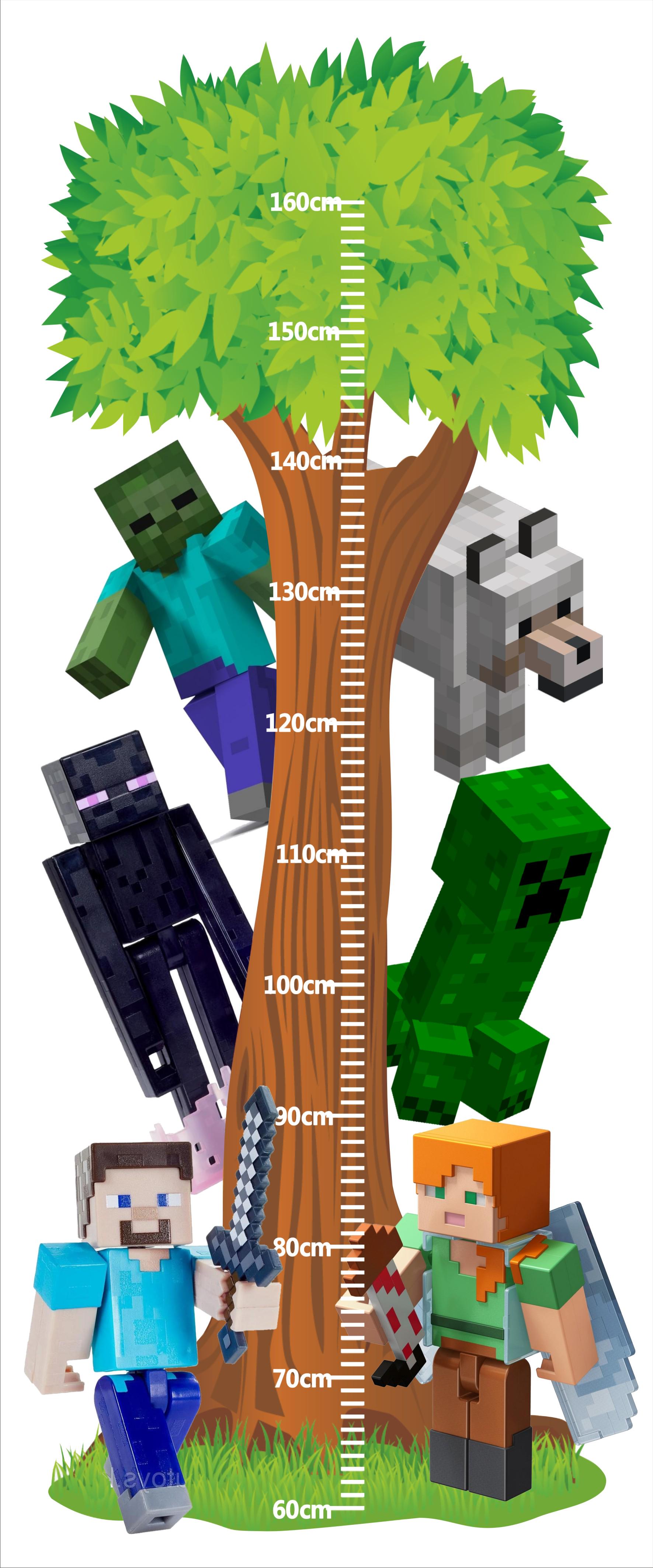 Ростомір дитячий Майнкрафт 120х50 см (04)