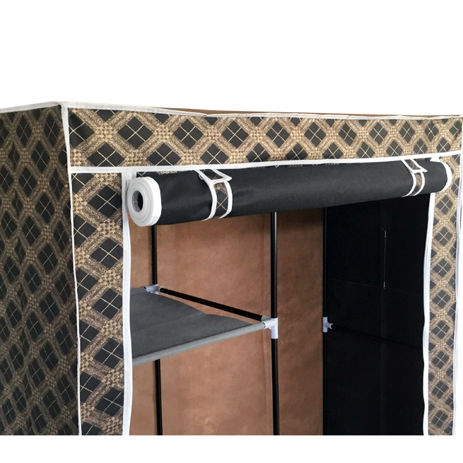 Шкаф органайзер тканевый HCX-105NT сборной Черный/Золотой - фото 2 Шкаф органайзер тканевый HCX-105NT сборной Черный/Золотой - фото 2