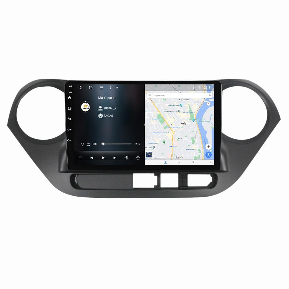 Магнітола штатна BACAR для Hyundai i10 2013-2016 4/64Gb Individual (1781559) - фото 2 Магнітола штатна BACAR для Hyundai i10 2013-2016 4/64Gb Individual (1781559) - фото 2