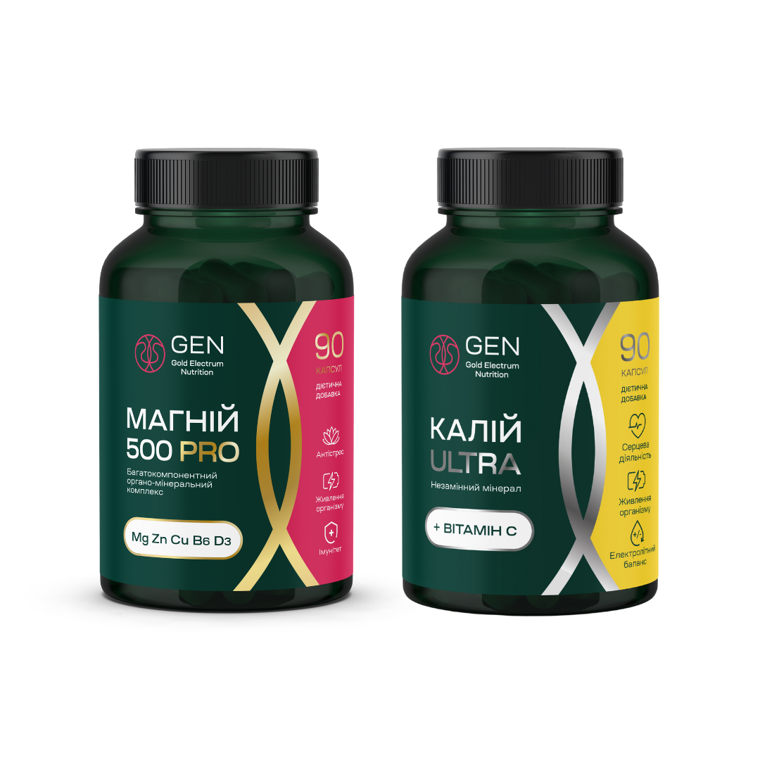 Вітамінно-мінеральний комплекс Health Kit Магній 500 PRO/Калій ULTRA