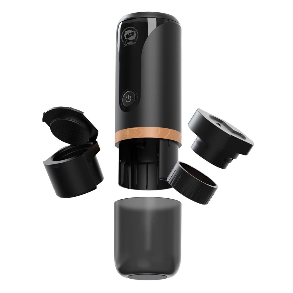 Кавомашина портативна iCafilas Travel Espresso Coffee Maker Outdoor для меленої кави та капсул Nespresso