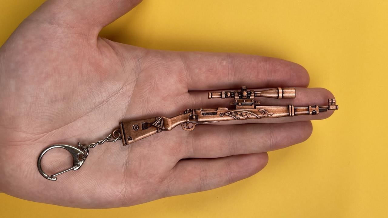 Брелок Pubg mobile Kar98 металл 12 см (1372410284) - фото 3