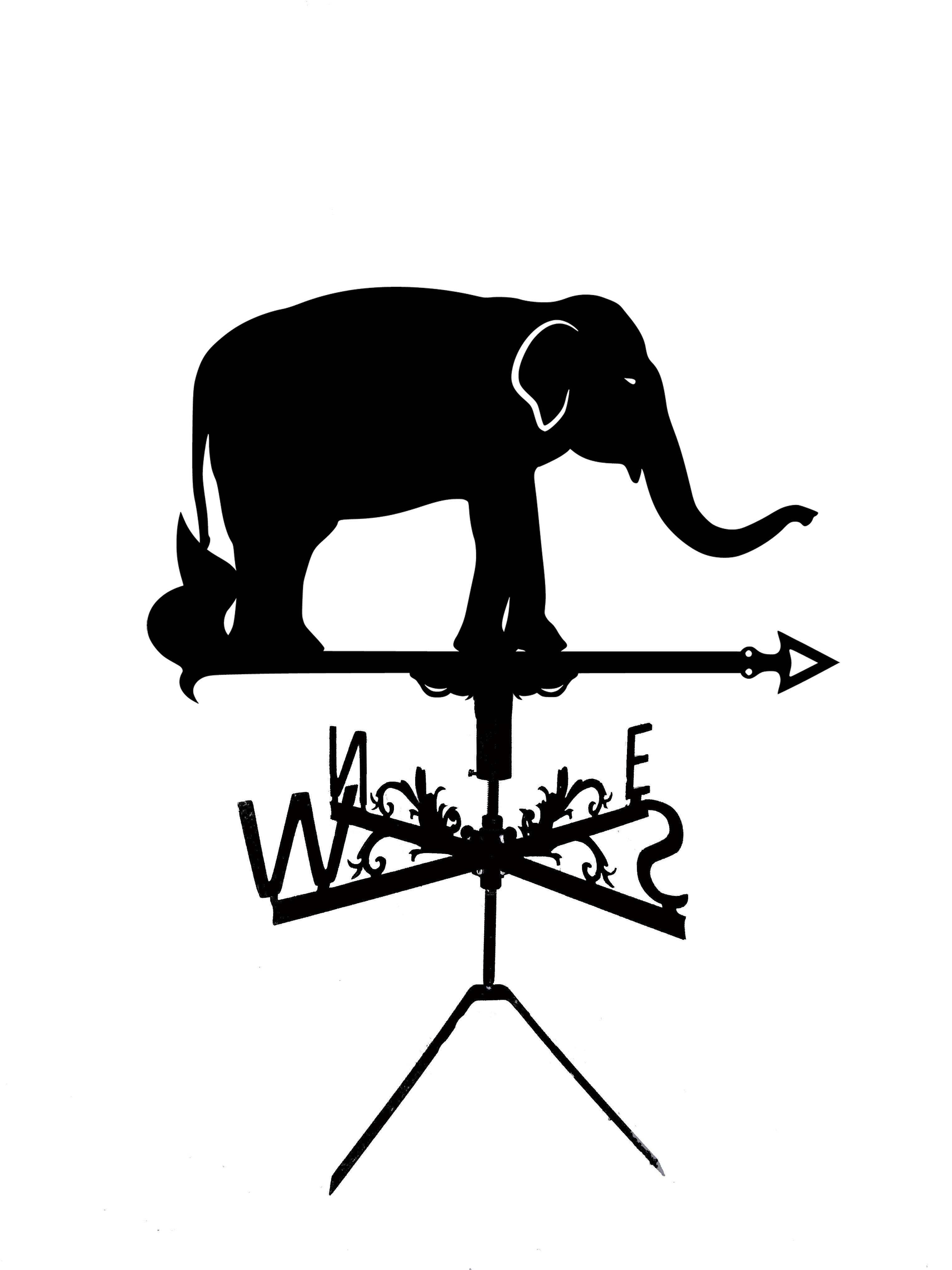 Флюгер на беседку/колодец Слон (27453963)