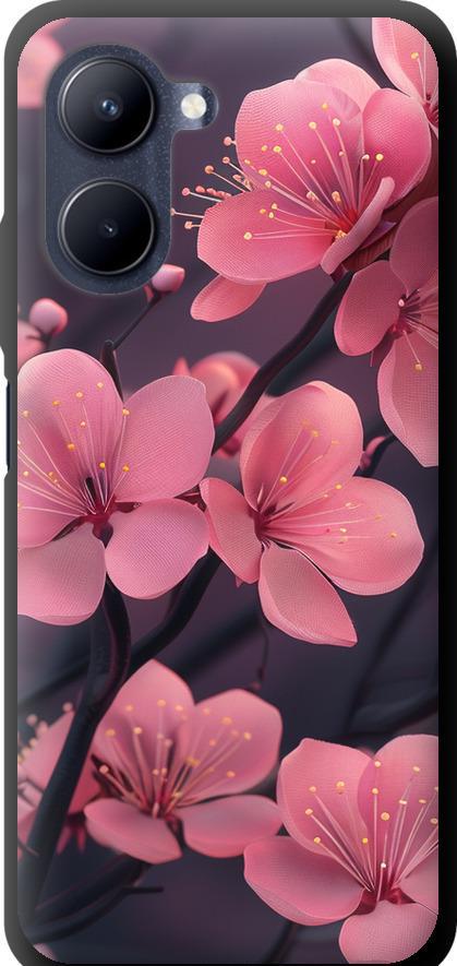 Чехол на Realme C33 Пурпурная сакура (6075b-2870-42517)