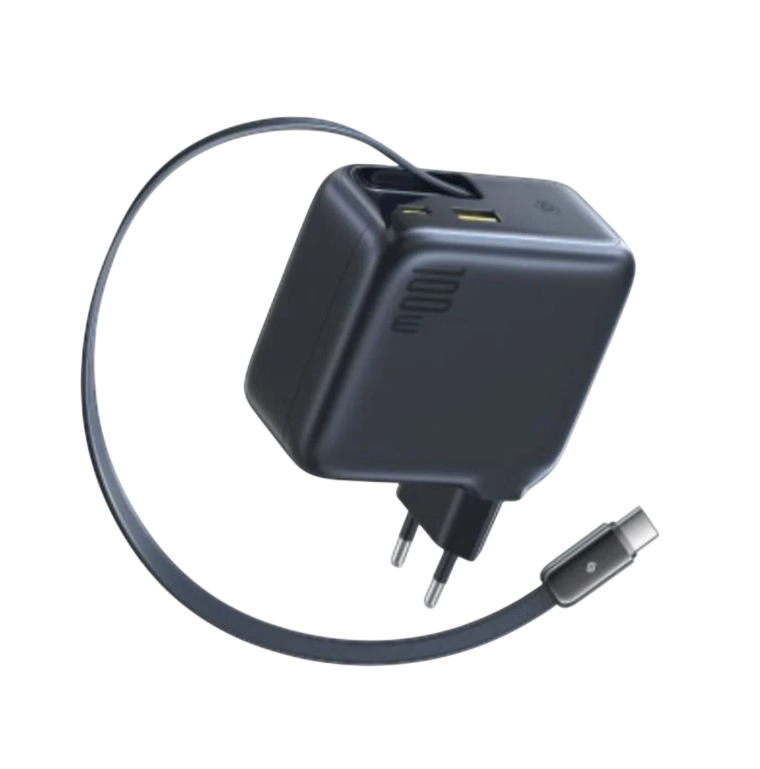Зарядний пристрій 100W BASEUS EnerCore CJ11 з висувним кабелем E0120M (35819569)
