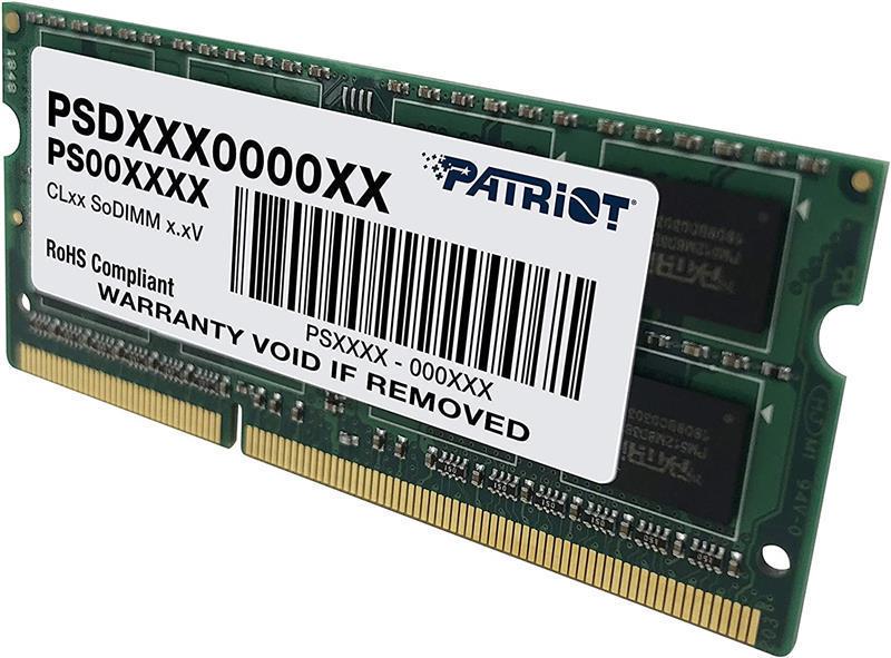 Оперативная память Patriot Signature Line DDR3 SO-DIMM 4GB/1333 (PSD34G13332S) - фото 3
