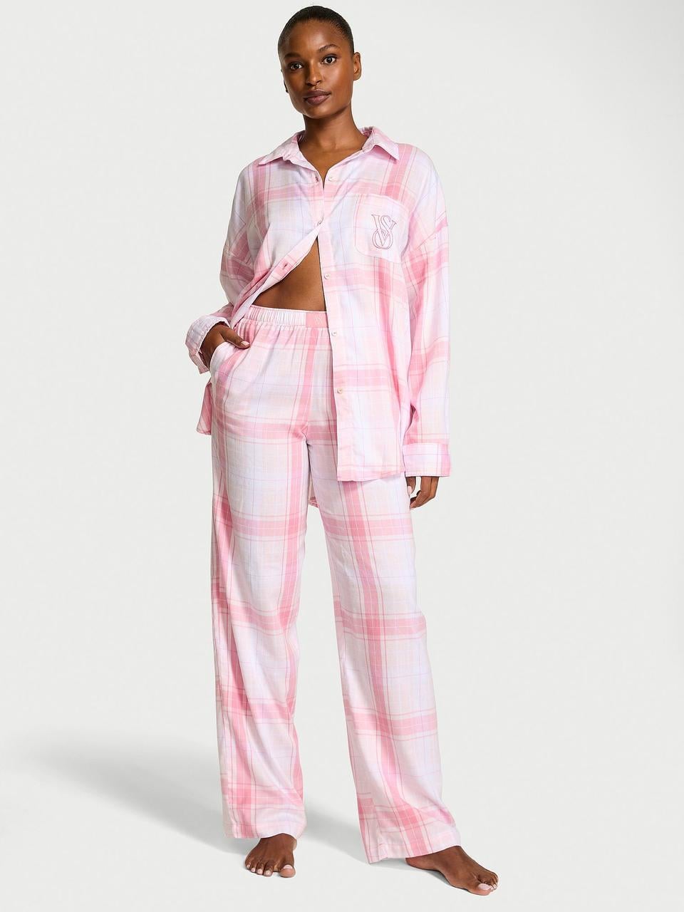 Пижама женская Victoria's Secret Cotton-Modal L Розовый (289776481355)