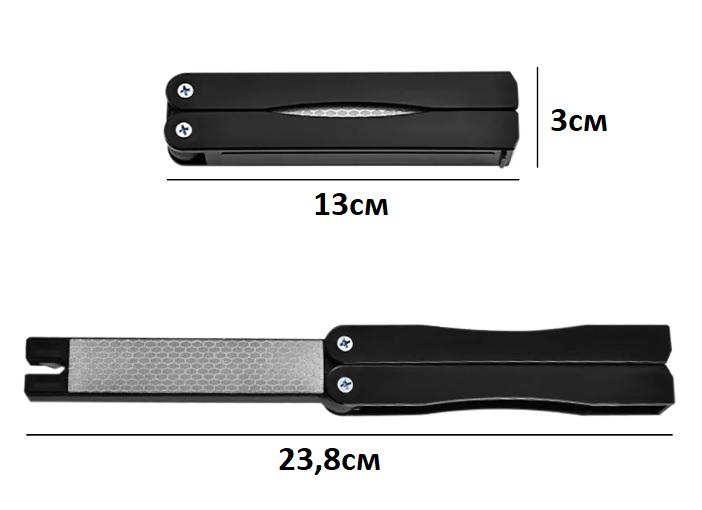 Точилка кишенькова алмазна двостороння 400/600 (KR-005) - фото 2 Точилка кишенькова алмазна двостороння 400/600 (KR-005) - фото 2