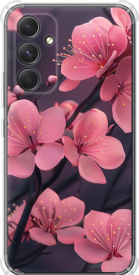 Чехол на Samsung Galaxy A54 A546E Пурпурная сакура (6075sp-2935-42517)