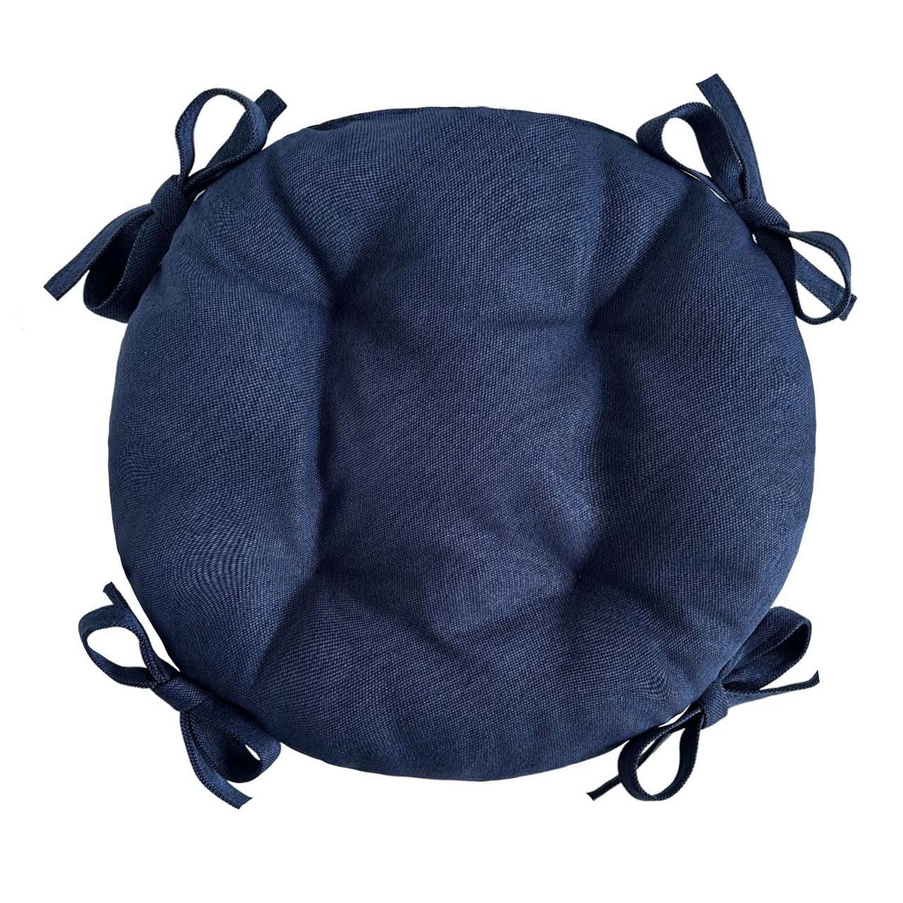 Подушка для стула/кресла/табурета 50x8 см Темно-синий (1860559644)